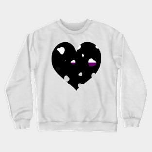 Chaotic Hearts, Pride Series - Demisexual Crewneck Sweatshirt